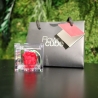 MINI FLOWERCUBE CM4,5X4,5 ROSA PRECIOUSE ROSSO+SHOPPER