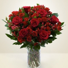 Bouquet rose rosse mix