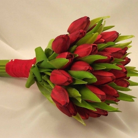Bouquet tulipani rossi