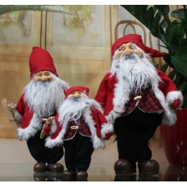 H45CM STANDING SANTA W/SHOES