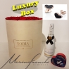 Magic moment Luxury tonda D.30 (Flower box) con rose stabilizzate