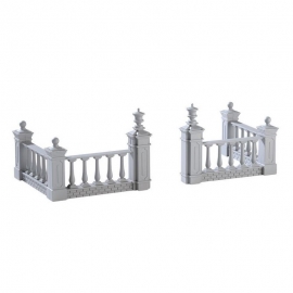 Lemax-Plaza Fence Set Of 4