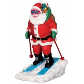 Lemax-Santa Skier