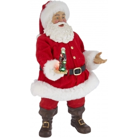 10.5" Babbo Natale con Bottiglia Coca-Cola Led