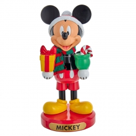 10"  Schiaccianoci MICKEY CON REGALO- Disney - Kurt S.Adler