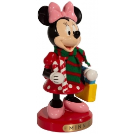 Schiaccianoci MINNIE CON BASTONICO DI ZUCCHERO 10"- Disney - Kurt S.Adler