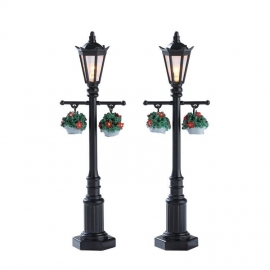 Lemax - OLD ENGLISH LAMP POST, SET OF 2, B/O (4.5V) (VECCHIO LAMPIONE INGLESE)