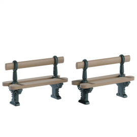 Lemax -DOUBLE SEATED BENCH, SET OF 2 (PANCA DOPPIA SEDUTA)