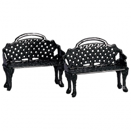 PATIO BENCH, SET OF 2